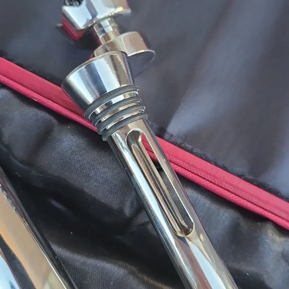 Wine Sceptre Silver Wine Chiller & Aerator with Grape Top